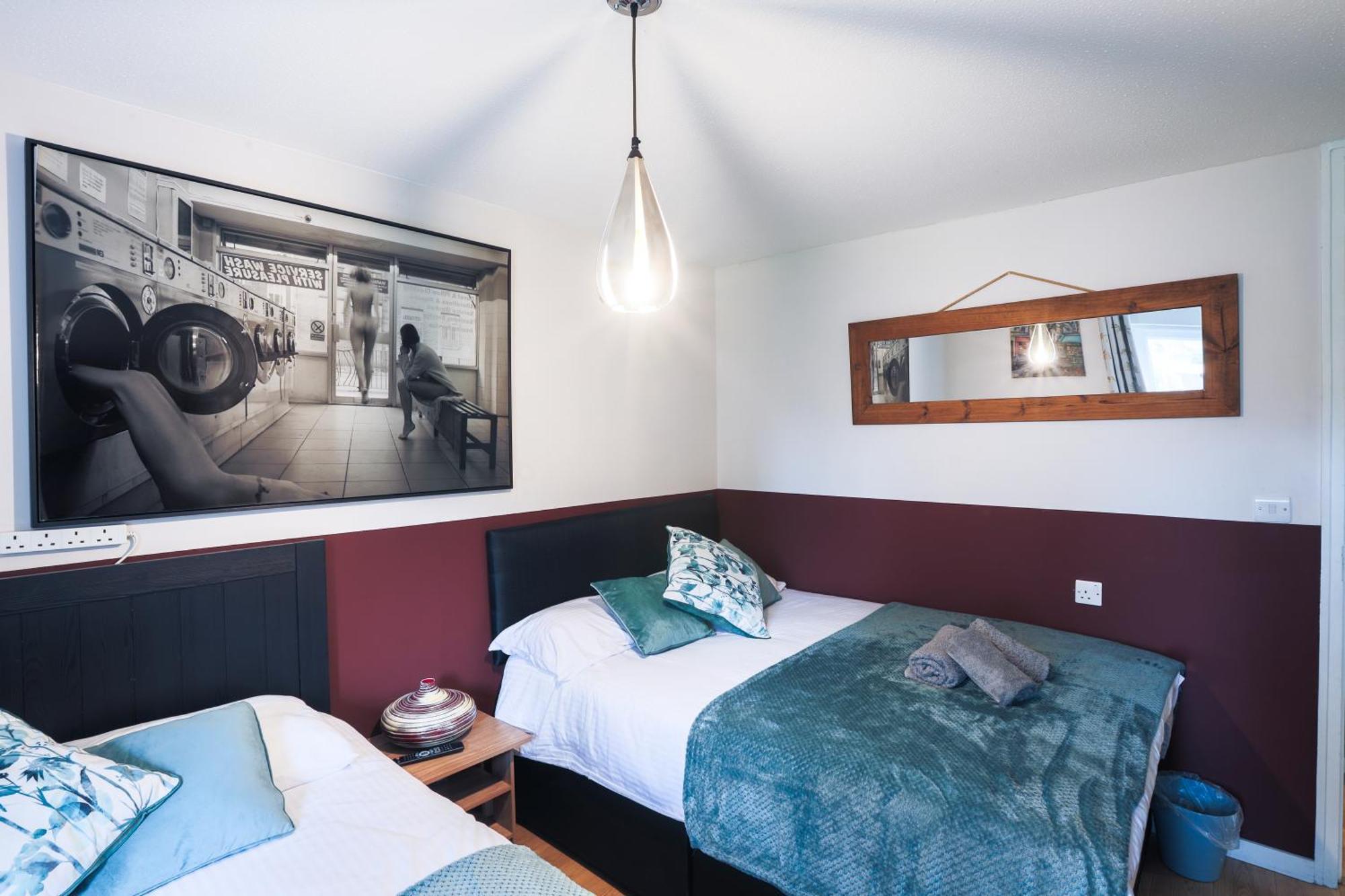 Apartment 20 Percent Off -promo Genius Offers-citycenter Londonbridge With Parking-wifi-sleeps7-4beds-netflix-family! *
