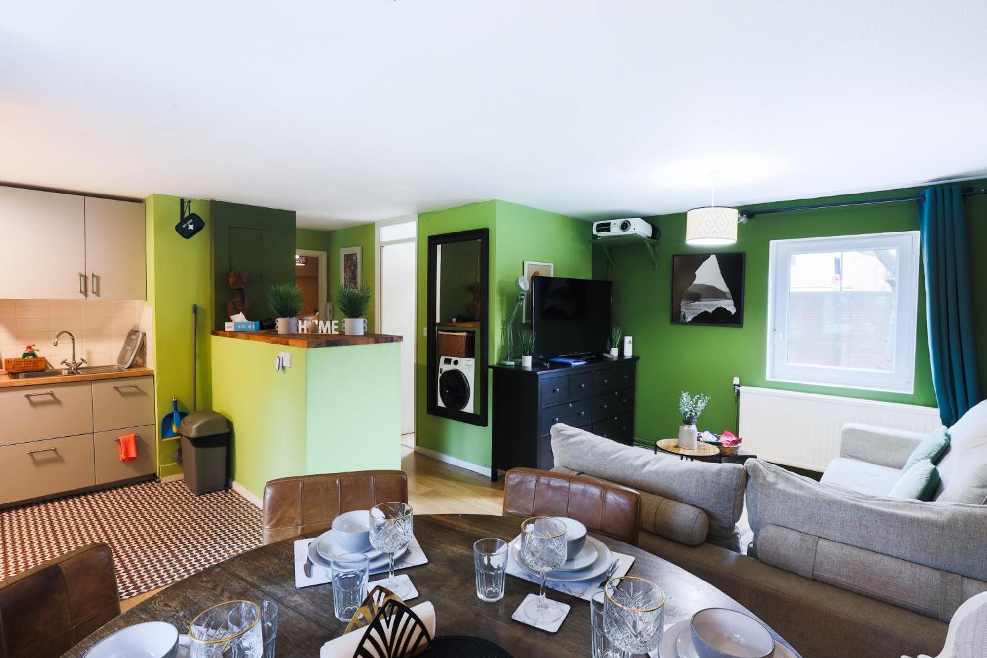 20 Percent Off -promo Genius Offers-citycenter Londonbridge With Parking-wifi-sleeps7-4beds-netflix-family! Apartment