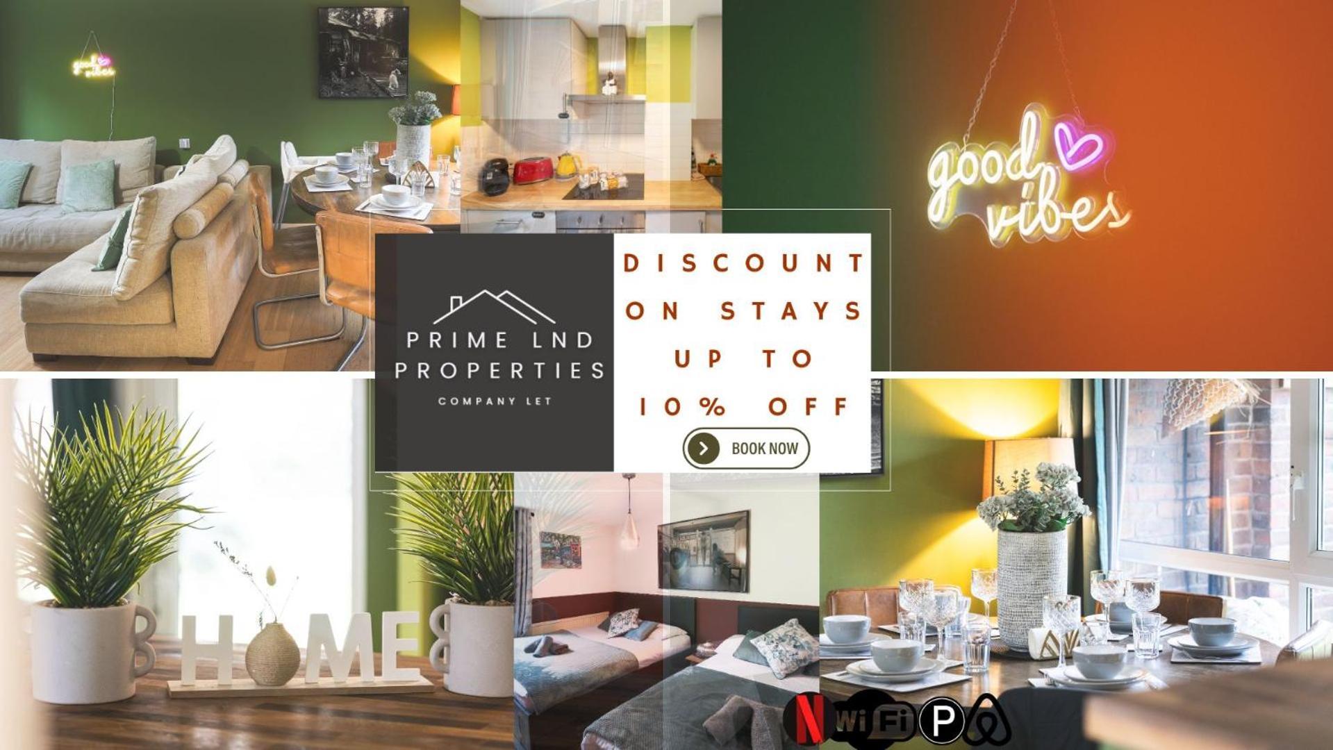 Apartment 20 Percent Off -promo Genius Offers-citycenter Londonbridge With Parking-wifi-sleeps7-4beds-netflix-family! London